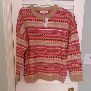 Super Soft LOFT Patterned Knit Sweater